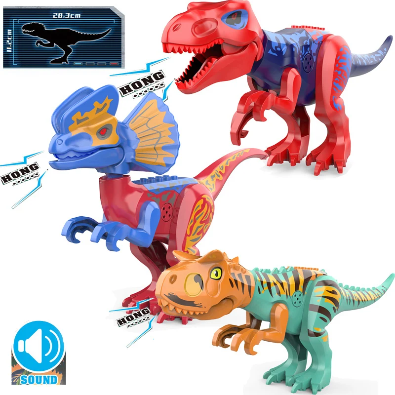 2018 the Latest Jurassic Would Stygimoloch Dinosaurs Building Blocks Toys 