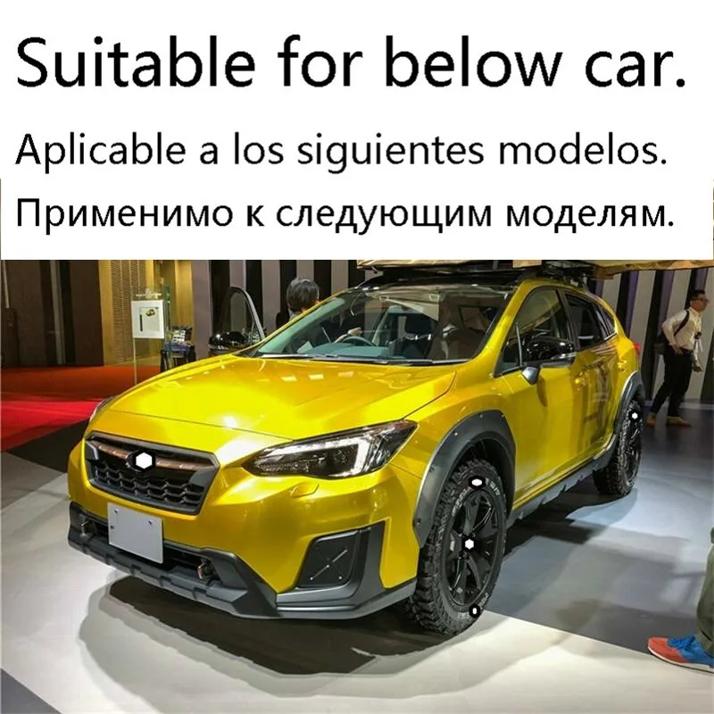 Автомобильная ручка двери интерьер хром авто декоративные автомобильные протекторы молдинги аксессуары Чехлы украшения 18 для Subaru XV