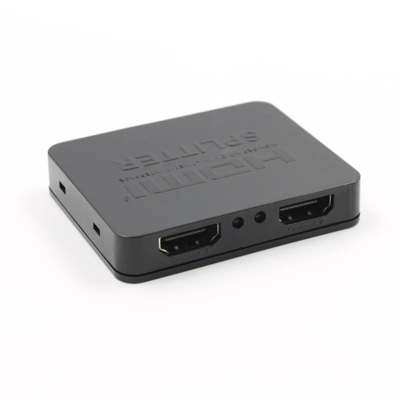 Многофункциональный HDMI сплиттер 1 в 2 выхода 2 порта ретранслятор усилитель концентратор переключатель HDMI 1080P 3D дисплей для компьютеров