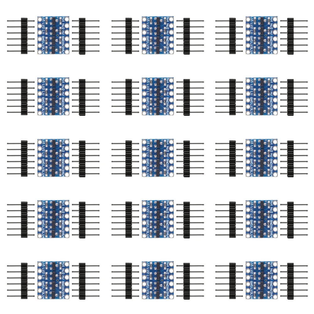 

15pcs 4 Channels IIC I2C Logic Level Converter Bi-Directional Module 3.3V to 5V Shifter for Arduino