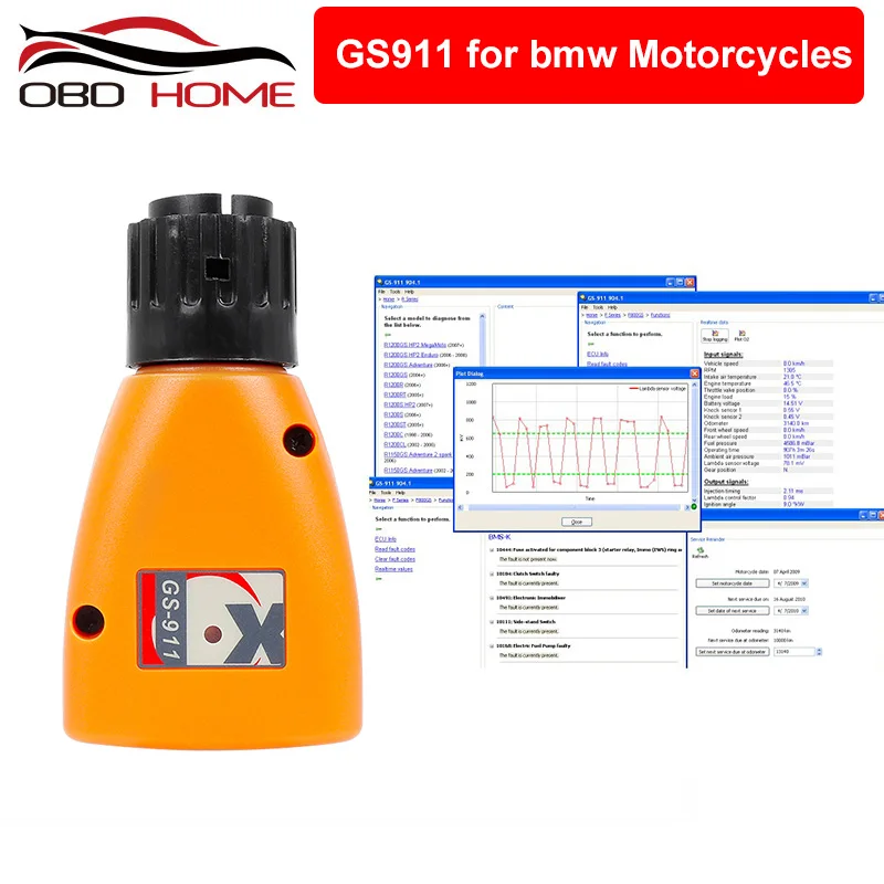 Инструмент диагностический OBD2 GS 911 для BMW|Инструменты сканирования подушек