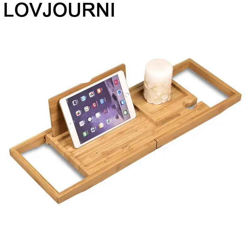 

Bathroom Engelli Tutunma Bar Tub for Book Plateau De Bain Tablette Tray Bathtub Accessories Accessoires Baignoire Bath Rack