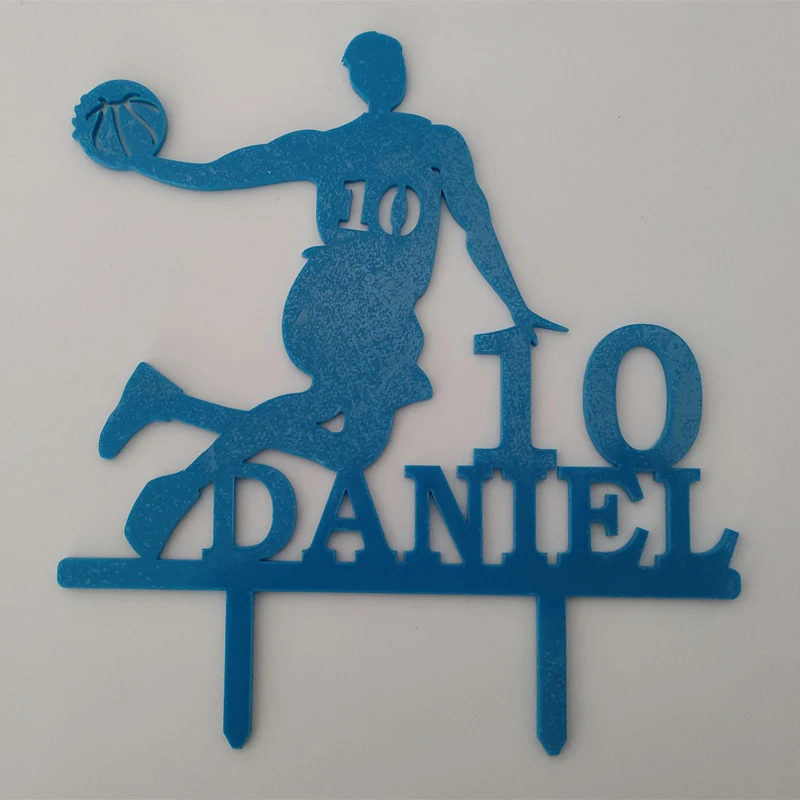 Basketball Birthday Cake Name  Basketball Cake Toppers Printable - Cartoon  Boy Men's - Aliexpress