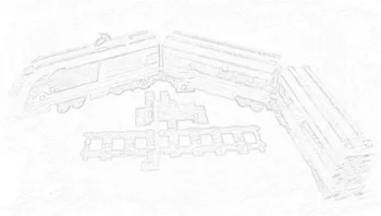 

02117 City Passenger Train RC Train Railway Building Blocks Model Kid Educational Toys Compatible With Train 60197