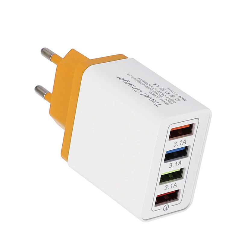 1 шт. 4 порта универсальное USB дорожное Быстродействующее зарядное устройство адаптер питания LHB99
