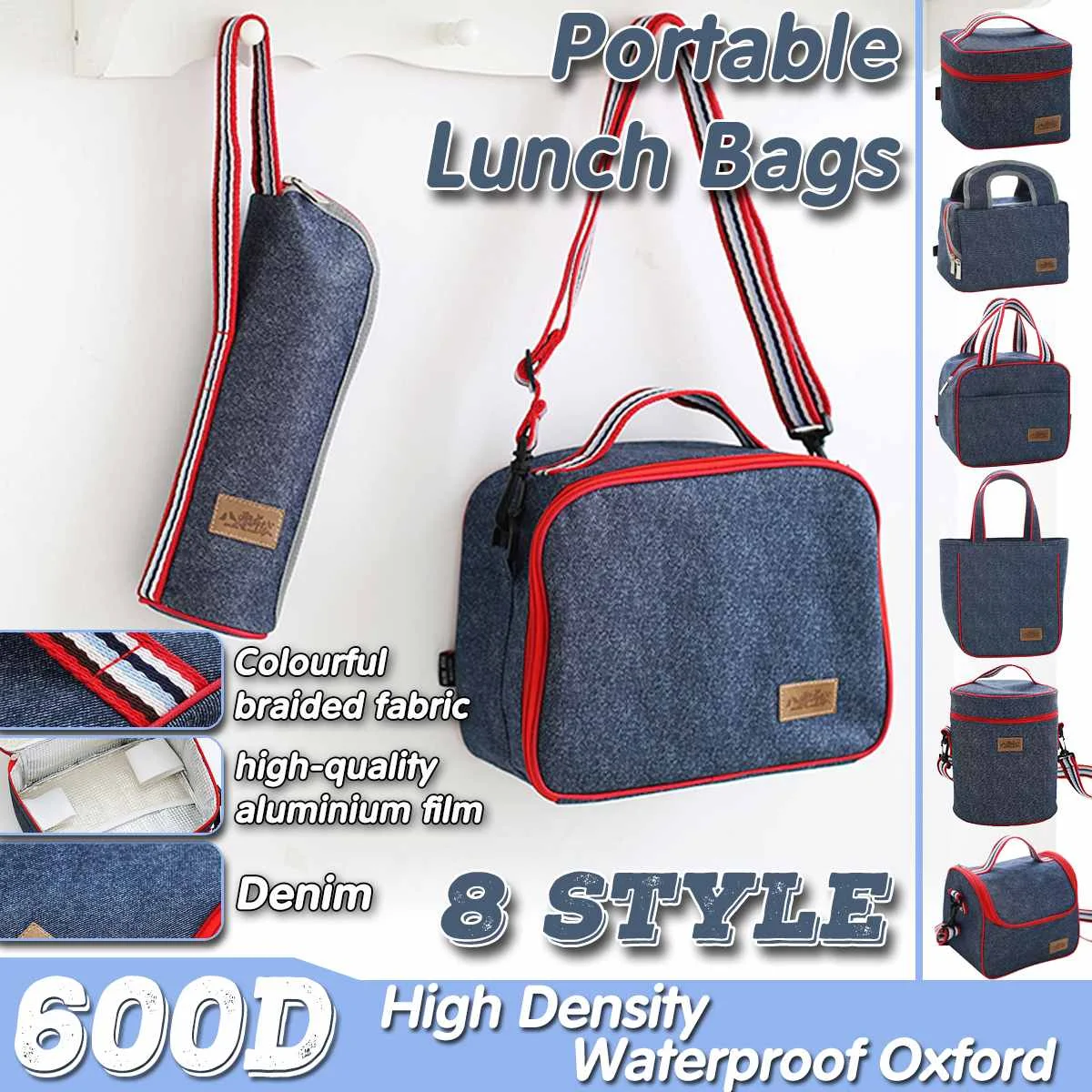 

Thermal Insulation Cooler Lunch Bag Picnic Box Fresh Keeping Ice Pack Food Fruit Container Storage Accessory Supply Stuff