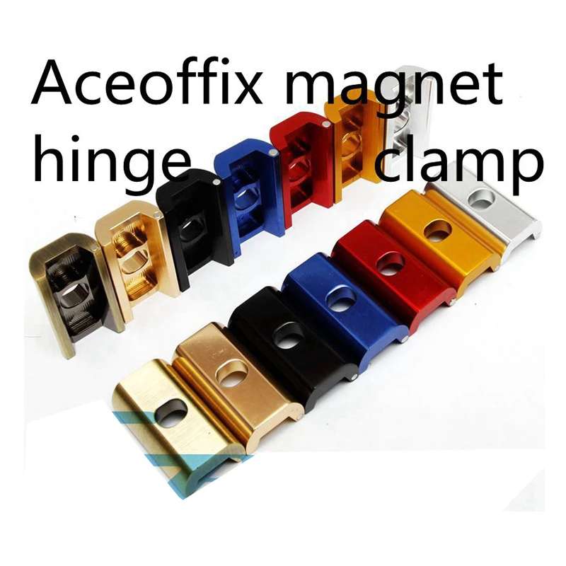 ACE Magnetic Aluminium Lightweight Hinge Clamp Plate Set for Brompton Bicycle ACE Magnetic Aluminium Lightweight Hinge Clamp Plate Set for Brompton Bicycle