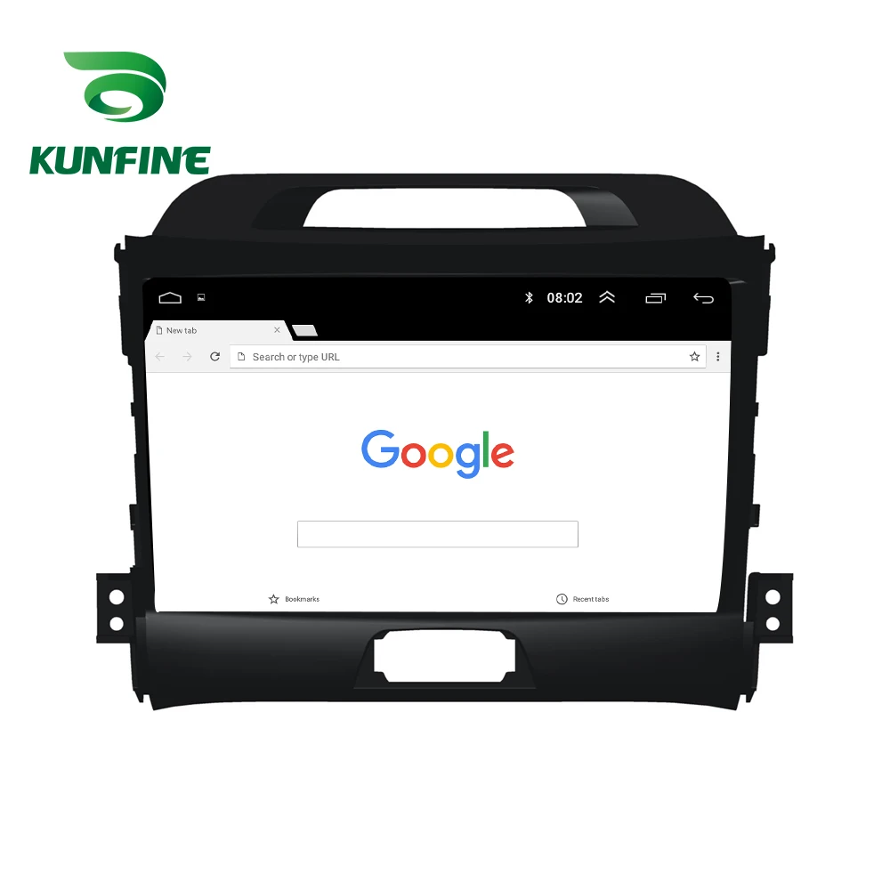 Восьмиядерный 1024*600 Android 8,1 автомобильный DVD gps навигатор плеер Deckless стерео для KIA SPORTAGE R 2011- 2.0L радио
