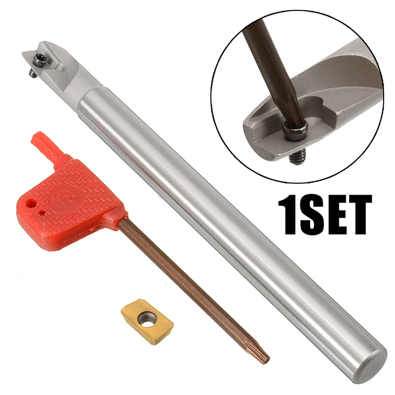 

1pc BAP300R C10-10x120-1T Turning Tool Holder Boring Bar with APMT1135PDER Inserts and Wrench Mayitr For Lathe Tools