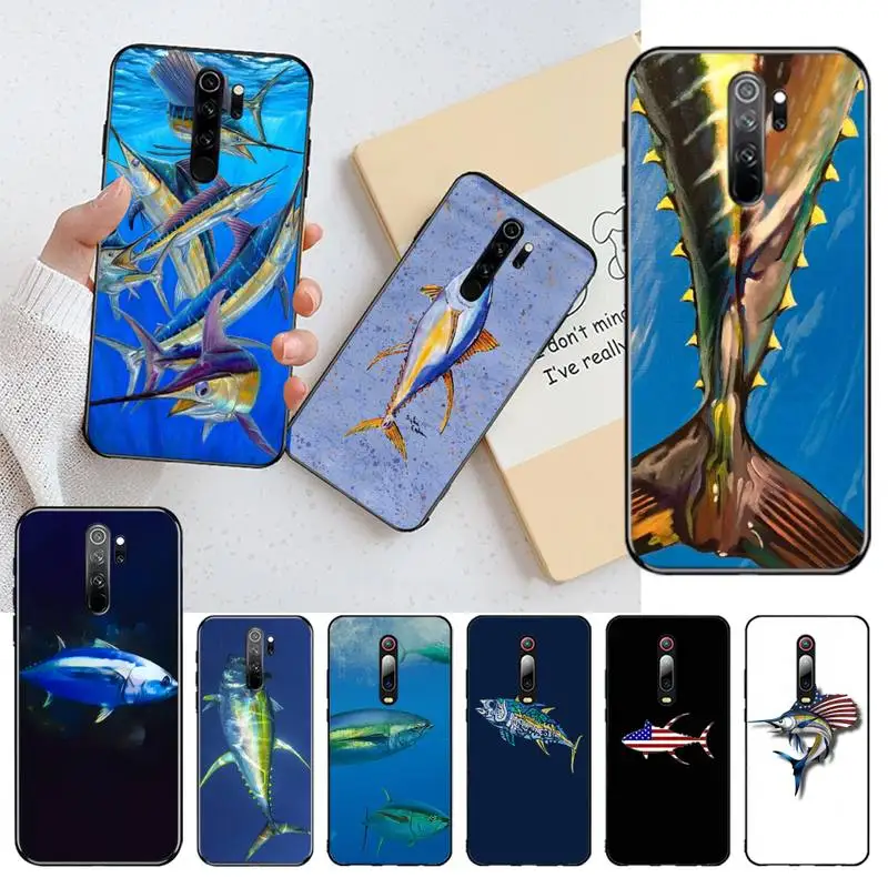 CUTEWANAN синий флаг тунца фото на заказ мягкая фотография для Redmi Note 8 8A 7 6 6A 5 5A 4 4X 4A Go Pro