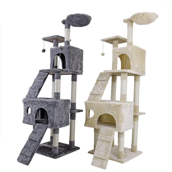 

Cat's Tree Pet Scratching Post Kitten Climbing Post Tree Cat Furniture Scratching Cat Pet Jumping Trees Playing Exercise Toy
