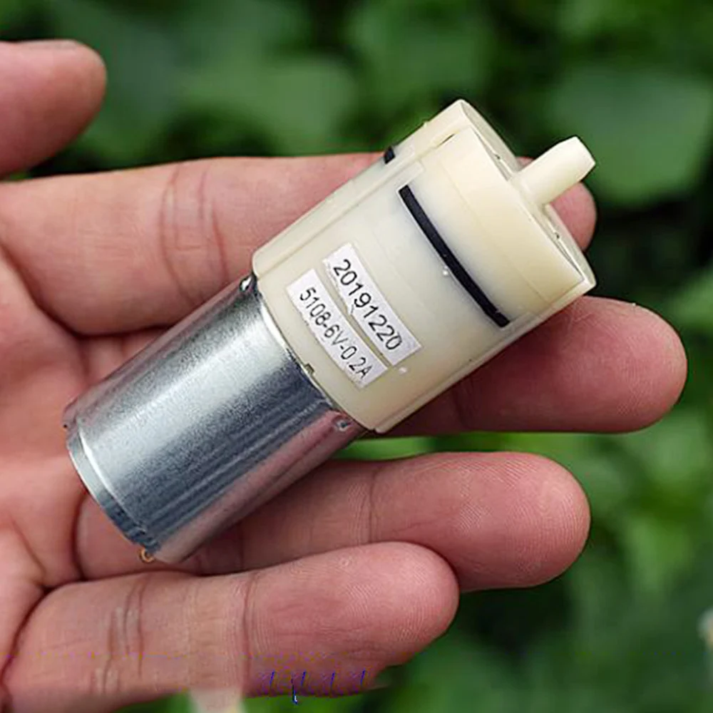 Мини 370 воздушный насос кислородный DC5V-6V углеродный очищенный драгоценный металл