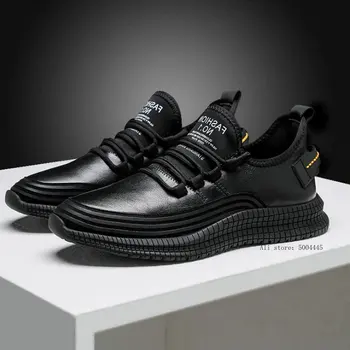 

New Fashion Italian Men Genuine Leather Shoes Men soft Oxfords Waterproof Outdoor Footwear sneaker shoes A54-33