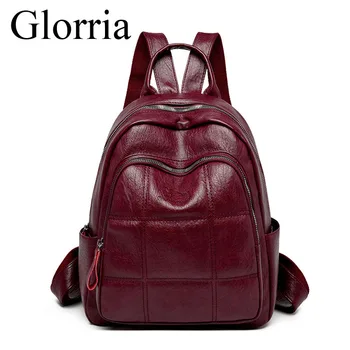 

Winter 2019 Women Leather Backpacks Fashion Shoulder Bag Female Backpack Ladies Travel Backpack Mochilas School Bags For Girls
