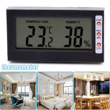 Цифровой ЖК-термометр, гигрометр, измеритель температуры и влажности, манометр для домашнего автомобиля, магазин QJS