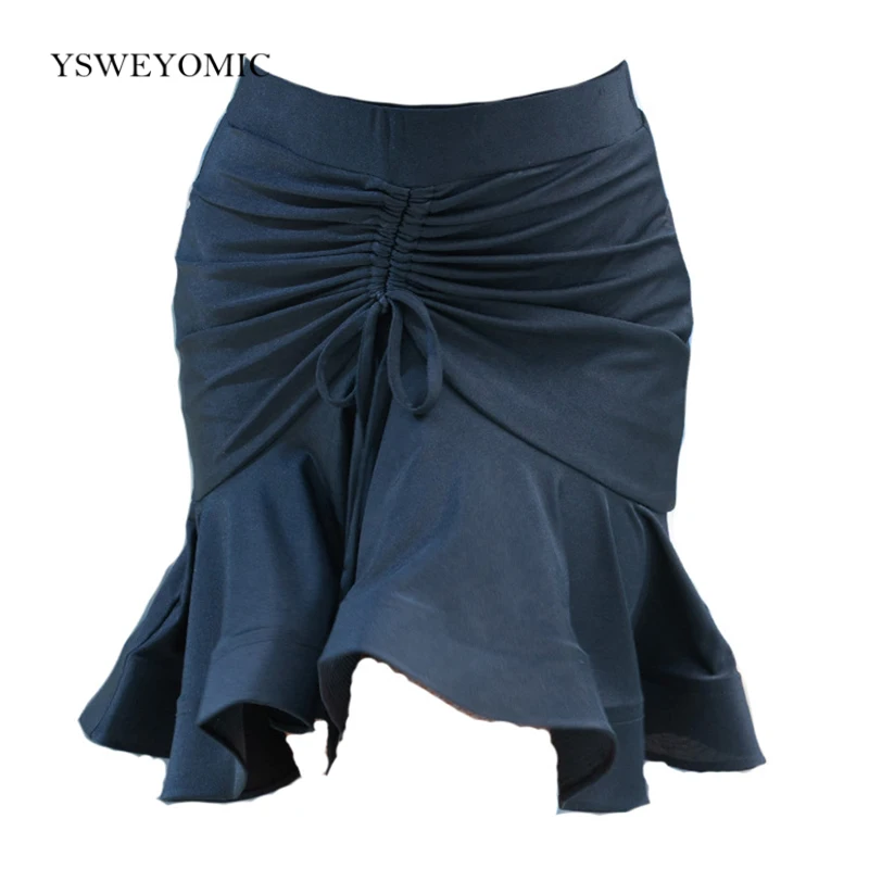 

Latin Dance Skirt Women Fashion Ballroom Dancing Fringe Skirts Tango Cha Cha Samba Rumba Practice Wear