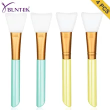 YBLNTEK 4 шт. лицвая маска профессиональные силиконовая маска для лица кисти грязь DIY смешивания уход за кожей Красота кисти для макияжа