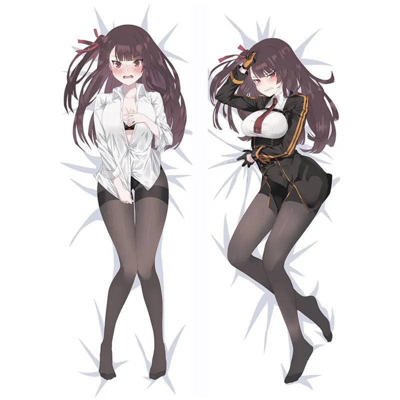 Polyester Аниме игра девушки Frontline наволочка Frontline Dakimakura Чехол сексуальная девушка 3D двусторонняя постельные принадлежности обнимая Наволочки для подушек GF3 - Цвет: Polyester