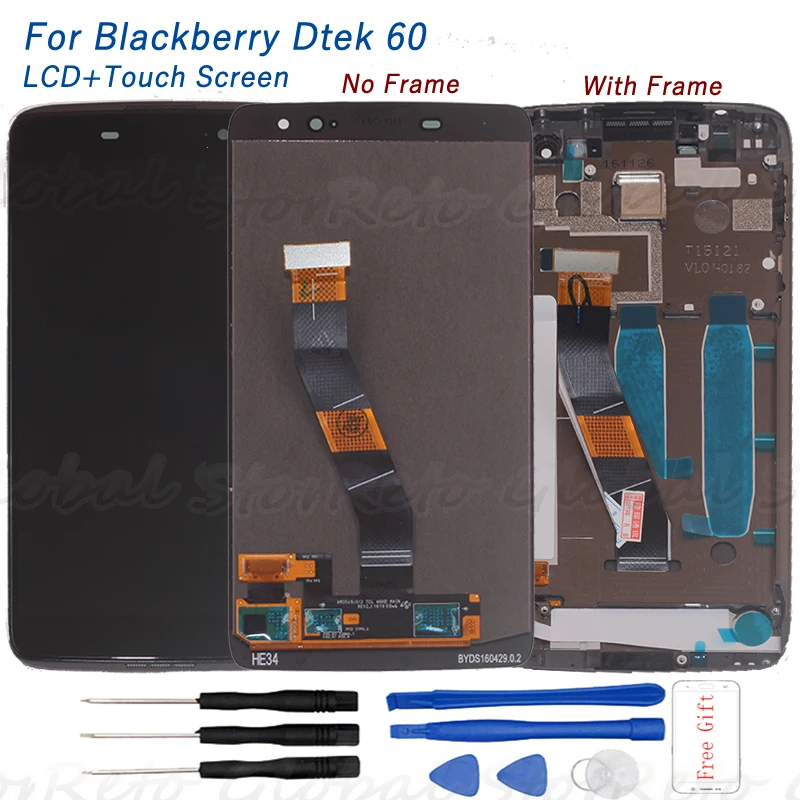 AMOLED для Blackberry Dtek 60 ЖК дисплей сенсорный экран дигитайзер BlackBerry Dtek60 с рамкой