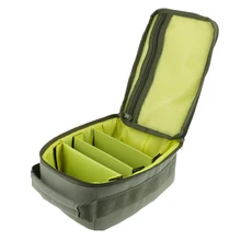 Жесткая свинцовая и битовая сумка с 3 разделителями для хранения карманного карпа рыболовное Грузило Мешок