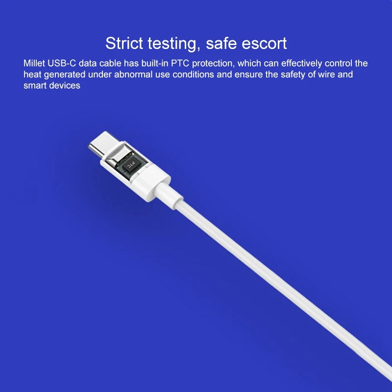 Зарядный кабель Xiaomi type-C/USB-C, обычная версия, длина: 1 м