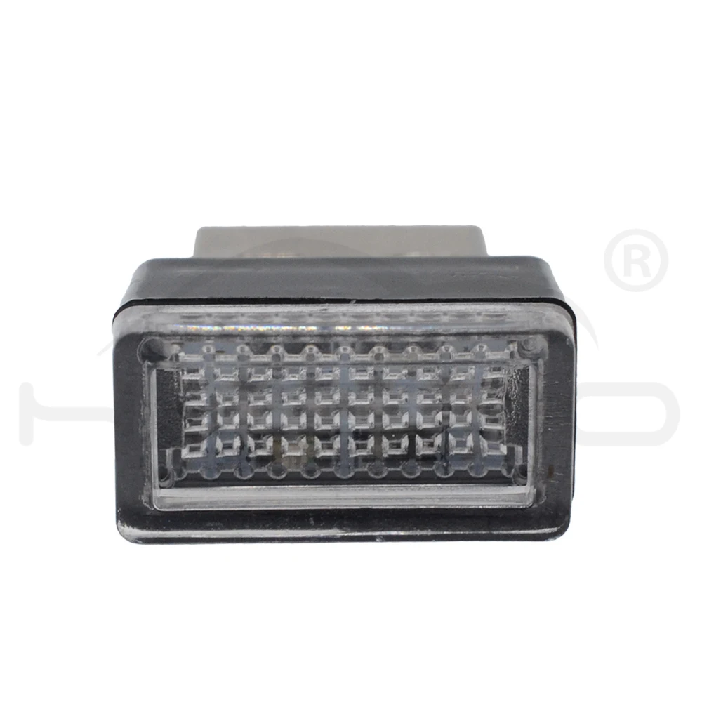 Hviero Car USB LED Atmosphere Lights Decorative Lamp Auto Emergency Lighting Universal PC Portable Plug and Play Red Blue White Pink