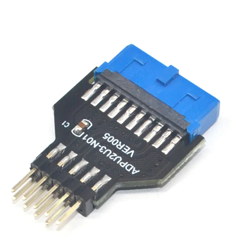 10 шт./лот 19 контактный USB 3 0 разъем на 9 2 кабель адаптер для материнской