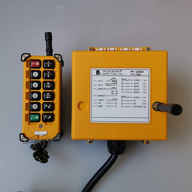

Industrial hoist switch radio overhead wireless crane remote control