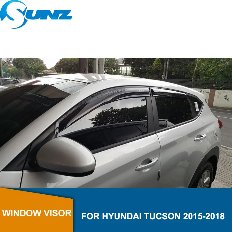 Боковые оконные дефлекторы для HYUNDAI TUCSON 2015 2016 2017 2018 солнцезащитный тент укрытия