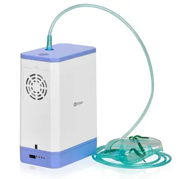 

Portable Home Oxygen Generator Medical Machine 6L/Min Li Battery oxygen Concentrator With Nasal Cannula Car Travel Air Purifier