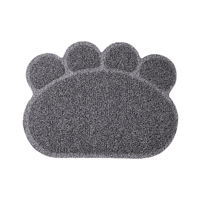 

Pet Dog Cat Puppy Dish Bowl Food Water Placemat Mat PVC Paw Shape Feeding Mat Pad Paw PVC Bed Dish Bowl Food Water Feed Placemat