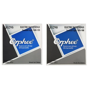 

ELOS-Orphee Electric Bass Strings Qb Series Normal Light Nickel Alloy Hexagonal Core Nano Coated Electric Bass Parts 4 Strings Q