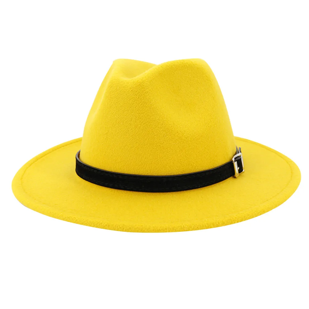 Новая мода унисекс кепки сомбреро Винтаж широкая шляпа с пряжкой на ремне регулируемые Outback для мужчин и женщин шляпы Mulheres chapeus