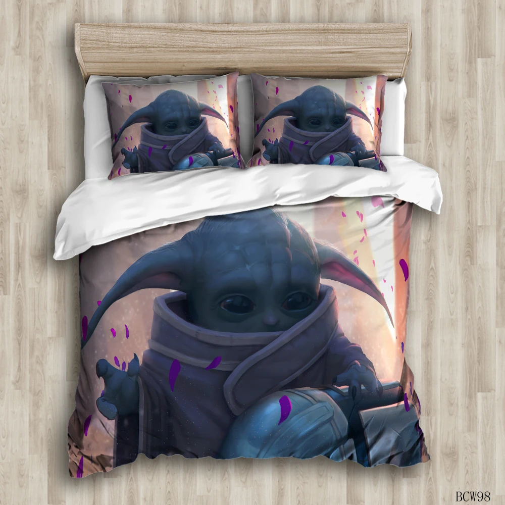 baby yoda twin bed set