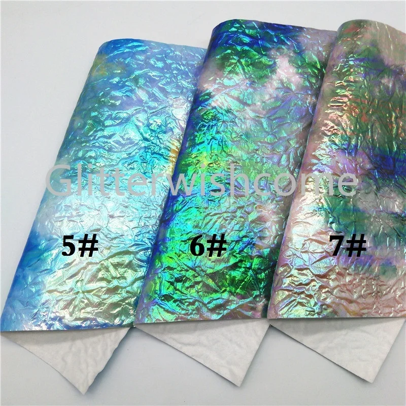 Glitterwishcome 21X29 см A4 размер винил для бантов Winkle тиснение Синтетическая кожа искусственная кожа листы для бантов, GM707B