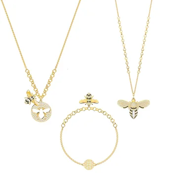 

2019 High Quality New Women's Sparkling Crystal Necklace For Romantic Bridal Jewelry Women Accessories Christmas Gifts