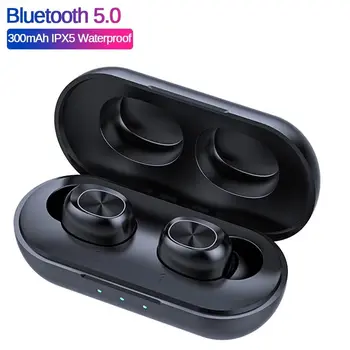 

NEW TWS Wireless Bluetooth Earphone Waterproof IPX5 Headset with Charging Case Touch Wireless Earbuds Voice Assistant Control