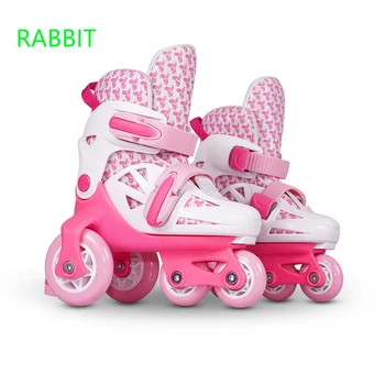 

Kids Children Lovely Cute Stable Slalom Parallel Ice Skate Roller Brake Flashing Shoes Adjustable Washable Fall Prevention Girls