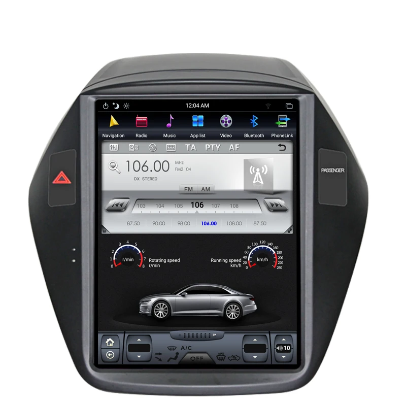Excellent NAVITOPIA 10.4inch Vertical Screen Tesla Android 7.1 Car GPS Navigation for Hyundai Tucson IX35 2010 2011-2013 Car DVD Player 3