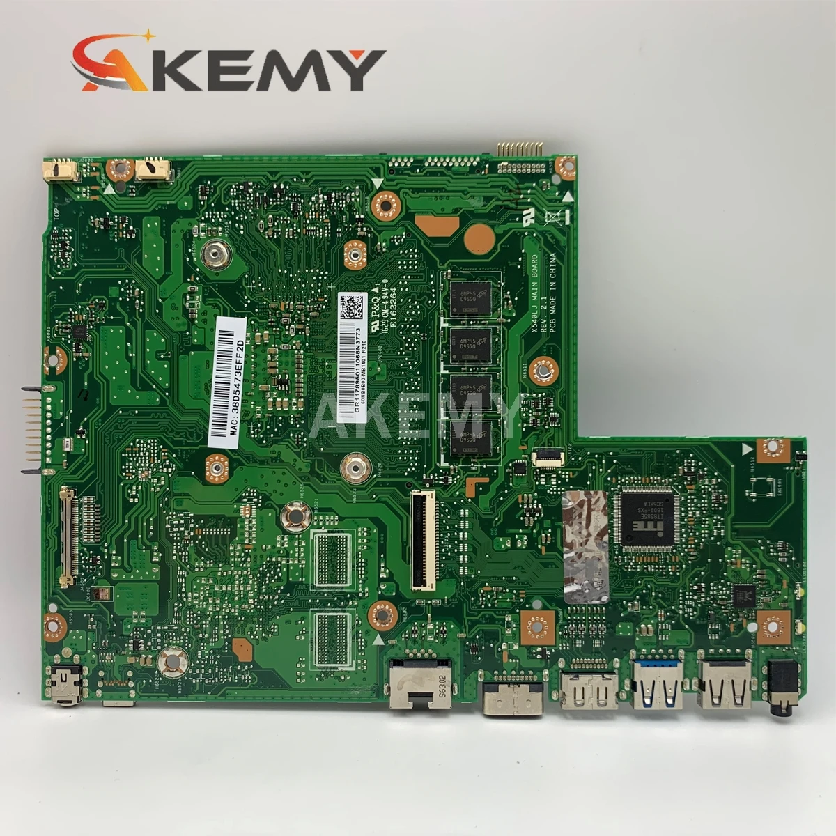 X540LA материнская плата для ноутбука 90NB0B00 R00020 REV 2 0 For Asus X540L X540LJ X540 MB._ 4G/I3 4005U/AS 4 Гб