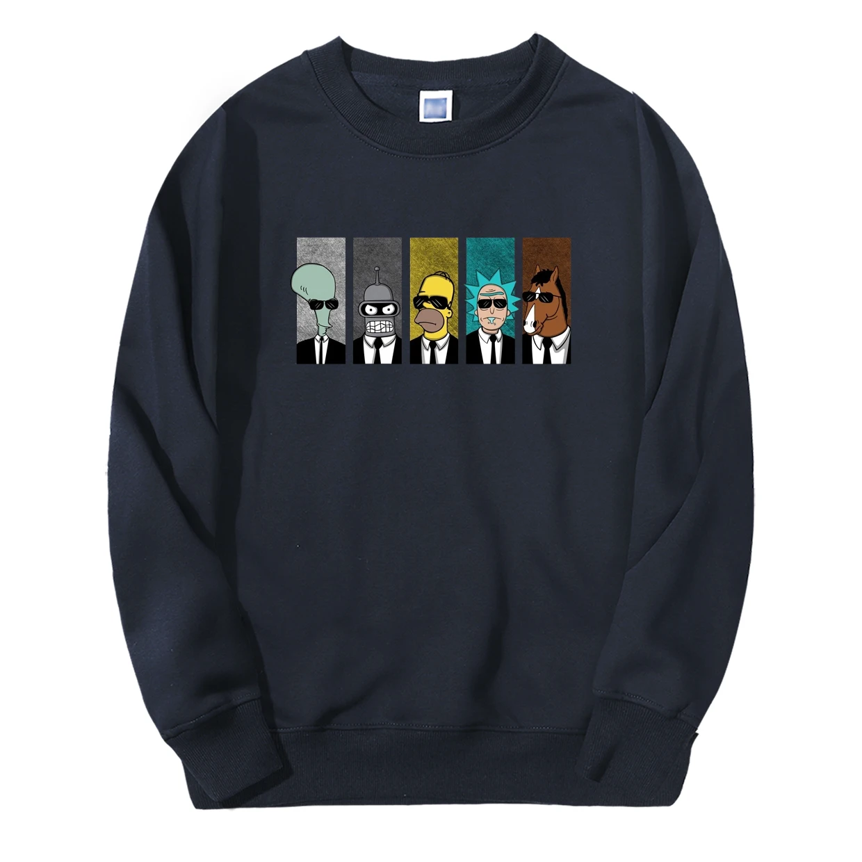 Rick marty BoJack Horseman толстовка с принтом Мужская Новая мода Фитнес хип хоп осень зима теплый спортивный костюм бодиутеплитель Толстовка