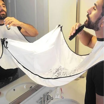 

100x70cm Adult Shaving Sleeveless Cloth With Suction Cup Shaving Manicure Cloak Barber Styling Apron Styling Tool Waterproof