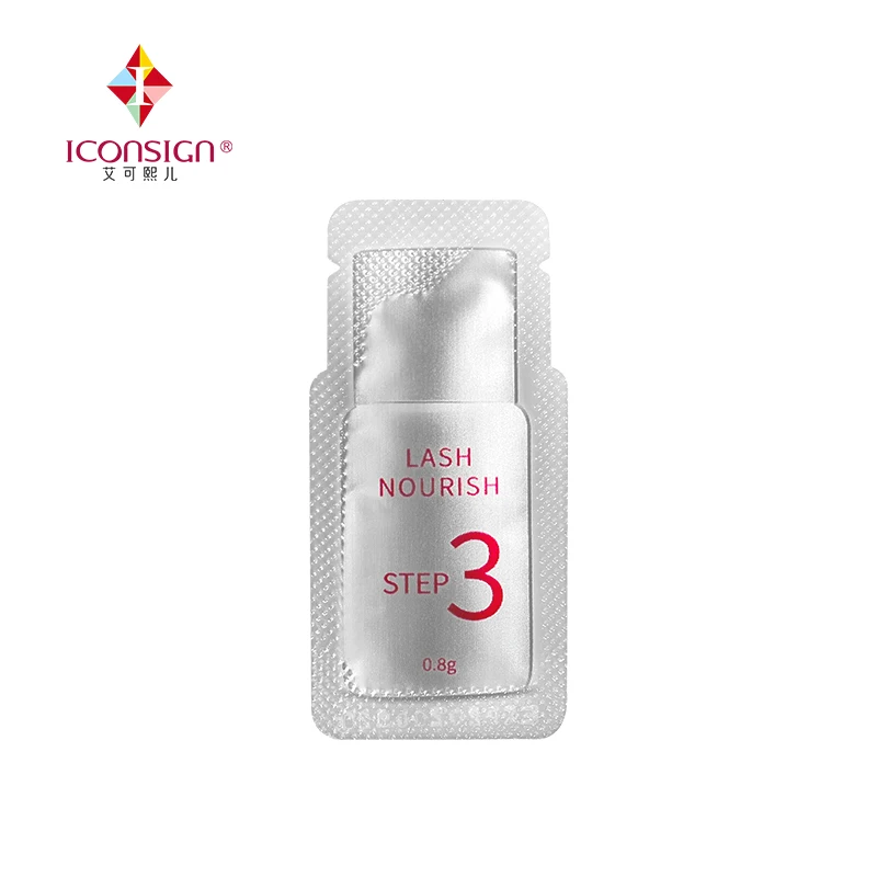 Step 3 ICONSIGN, 10 шт./лот,#1,#2,#3, саше для подтяжки ресниц, набор для завивки ресниц, питание, лосьон, стереотип, гигиена, удобство использования - Цвет: Step 3