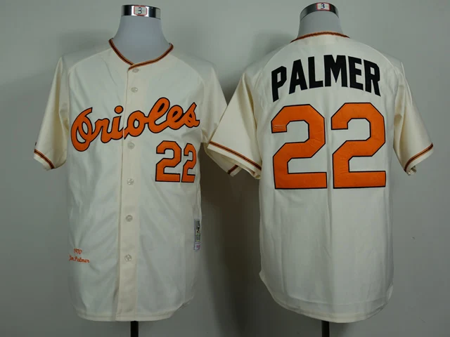 AS PICTURE Сшитая мужская майка Baltimore Cal Ripken Jr Adam Jones Jim Palmer в винтажном стиле - Цвет: AS PICTURE
