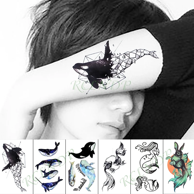 Водостойкая временная татуировка наклейка Компас Карта рука цветок поддельные тату флэш-тату рука ноги татуировки для детей Девушки Мужчины Женщины