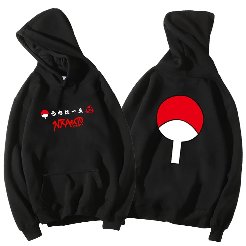 

High-Q Unisex Print Anime NARUTO Sharingan Hooded Hoodies Cardigan coat Sweatshirts NARUTO Uchiha Itachi Baseball jacket coat