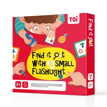 

Small Flashlight Looking for Puzzle Parent-Child Interactive Board Game Toy Child Concentration Observation Antistress Training