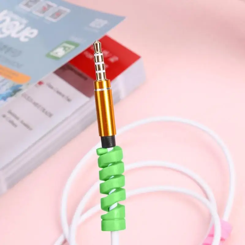 1 шт. кабель для зарядки Защитная крышка iPhone Android USB зарядное устройство рукав