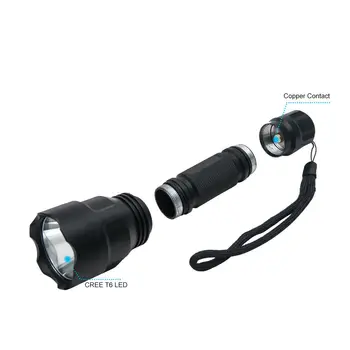 

Ultra Bright 20000LM Zoomable Tactical Police 5 Modes T6 LED Most Powerful Flashlight Torch Best Camping Outdoor