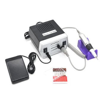 

Black Professional Nail file Manichiure Drill Electric Machine Pedicure Machine Practice Hand Tools For Nails Nail Tools 15W